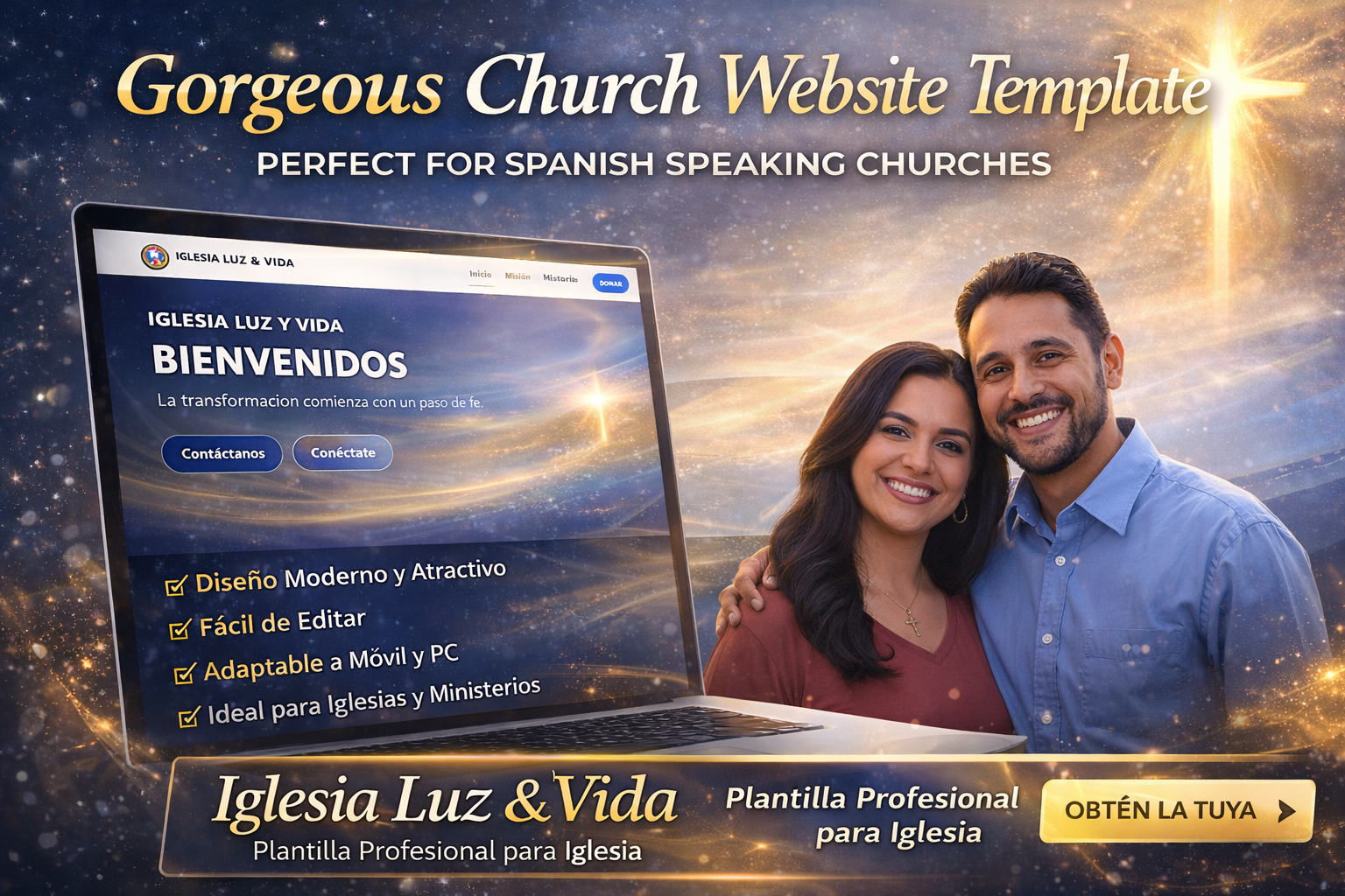 Diseño web para Ministerio o Iglesia